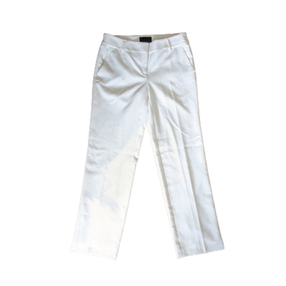 Cynthia Rowley white pleated wide legs pants - Picture 2 of 9